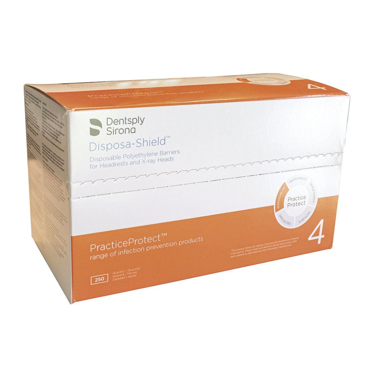 DISPOSA-SHIELD 4 - Misura cm 23x30 + soffietto cm 14 - Rotolo da 250 strappi