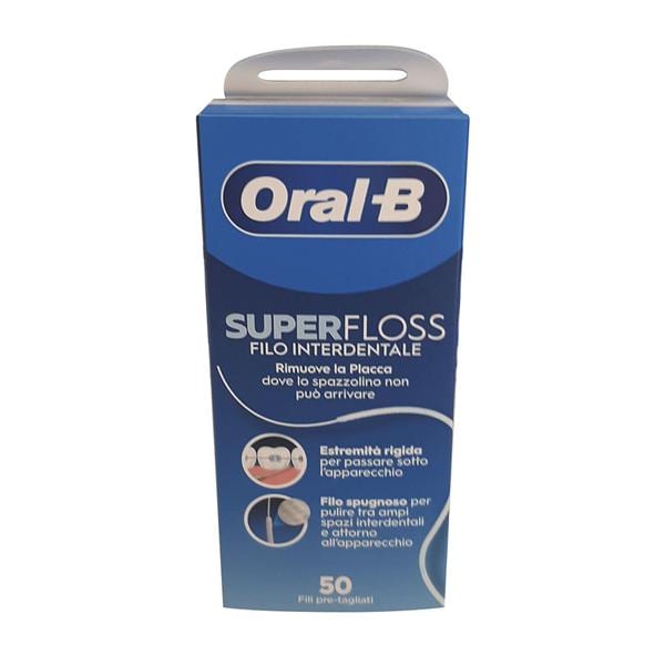SUPERFLOSS - Dispenser da 50 fili pretagliati - 12 pz.