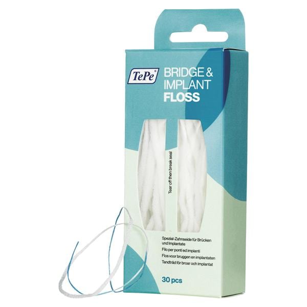 BRIDGE & IMPLANT FLOSS - Dispenser da 30 fili pretagliati