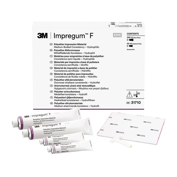 IMPREGUM F (in tubi) - Confezione: 2 tubi base da 120 ml cad., 2 tubi catalizzatore "F" da 15 ml cad.