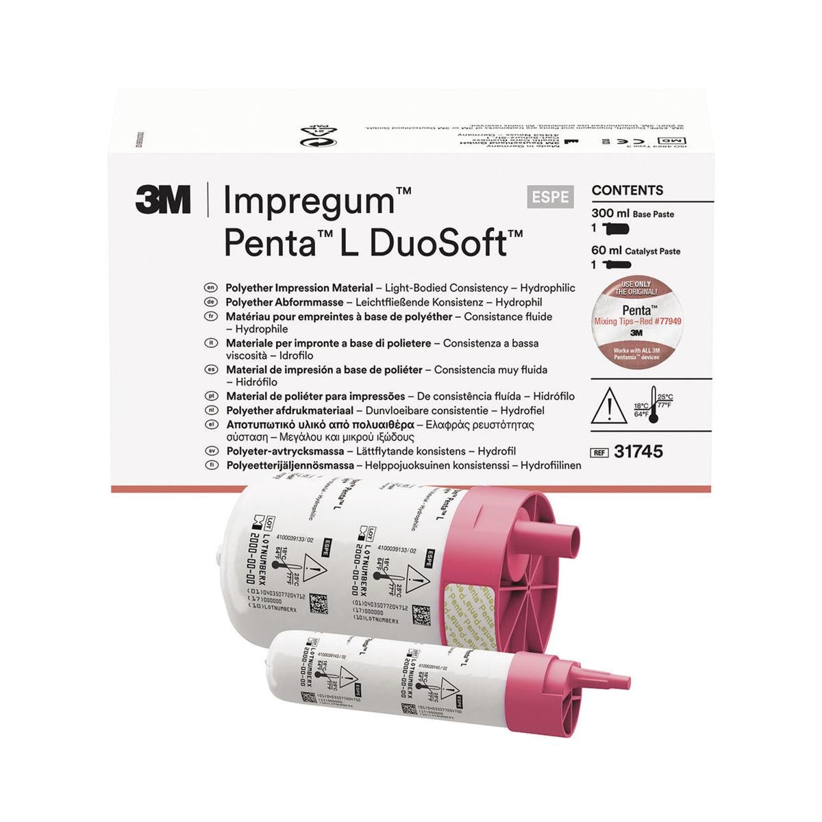 IMPREGUM PENTA DUOSOFT L (bassa viscosità - colore rosa) - Confezione singola: 1 x 360 ml