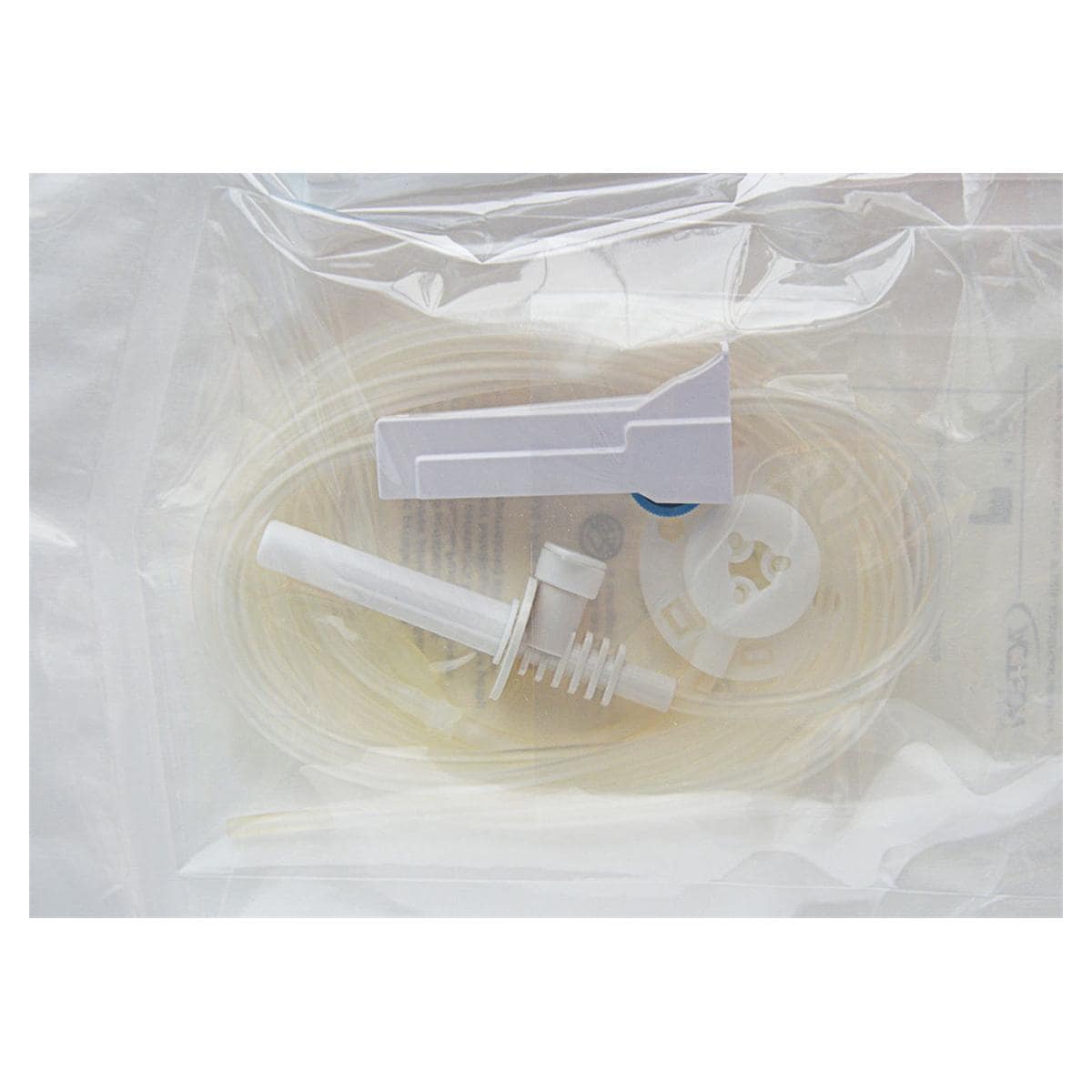 DEFLUSSORE - Confezione da 1 deflussore autoclavabile + 10 perforatori