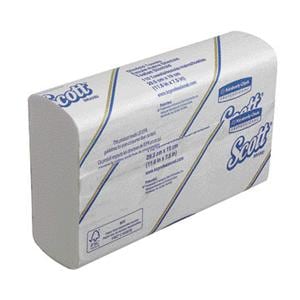 ASCIUGAMANI PIEGATI A "M" SCOTT SLIMFOLD - Confezione da 1760 asciugamani (16 pacchi da 110 pz.)