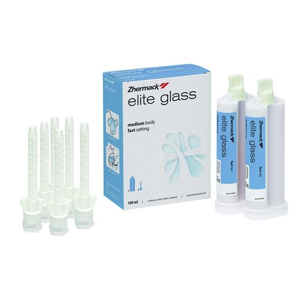 ELITE GLASS - Confezione: 2 x 50 ml + 6 puntali bianchi