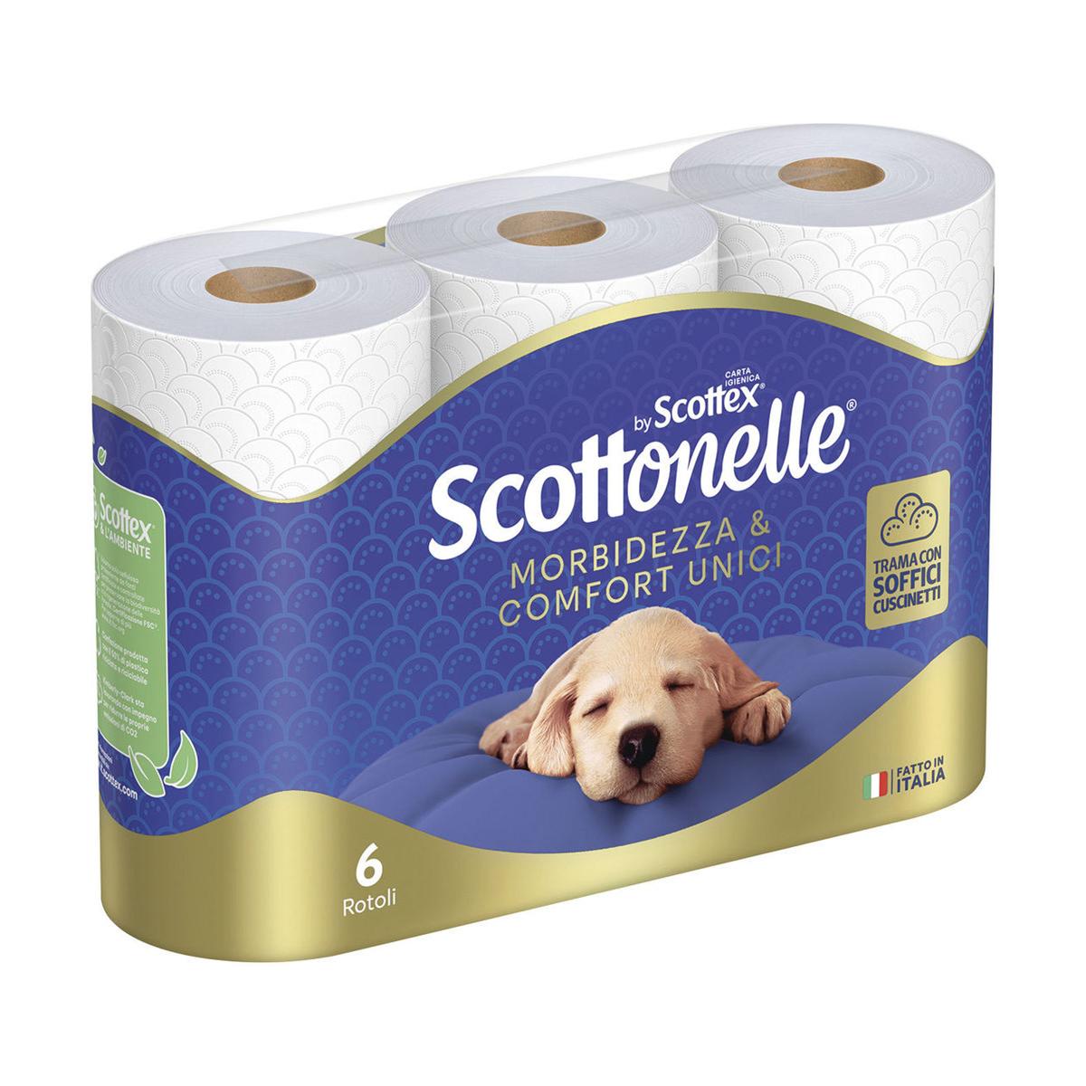CARTA IGIENICA Scottonelle - Confezione: 84 rotoli (14x6 rotoli cad.)
