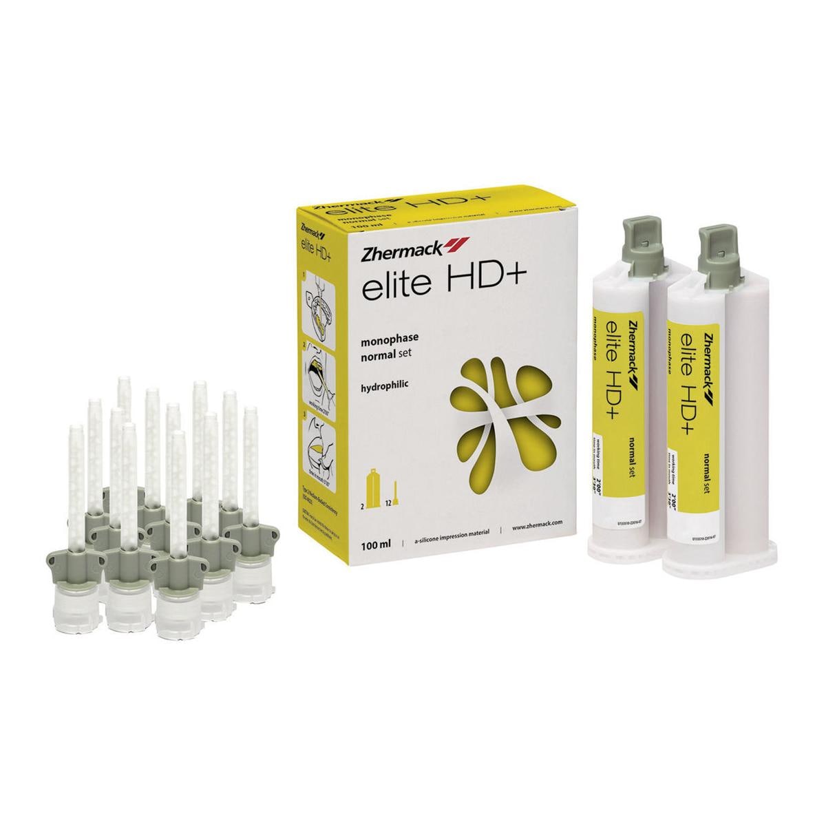 ELITE HD+ MONOPHASE (PER MISCELAZIONE MANUALE) - Confezione: 2 x 50 ml cad. + 12 puntali grigi