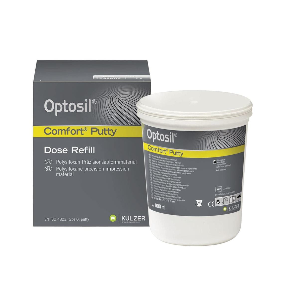 OPTOSIL COMFORT PUTTY (PER MISCELAZIONE MANUALE) - Barattolo da 900 ml