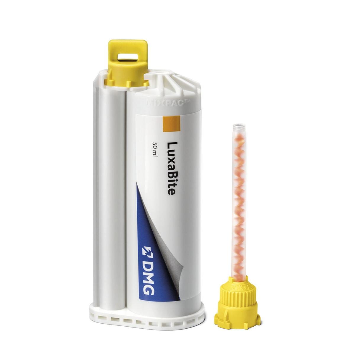 LUXABITE - Confezione: cartuccia (10:1) da 50 ml + 15 puntali miscelatori gialli