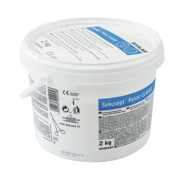 SEKUSEPT PULVER CLASSIC (AD ESAURIMENTO) - Secchiello da 2 Kg con misurino (per 100 litri di soluzione)