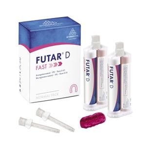 FUTAR® D FAST INDURIMENTO RAPIDO (PER MISCELAZIONE MANUALE) - Confezione: 2 x 50 ml cad. + 6 puntali bianchi