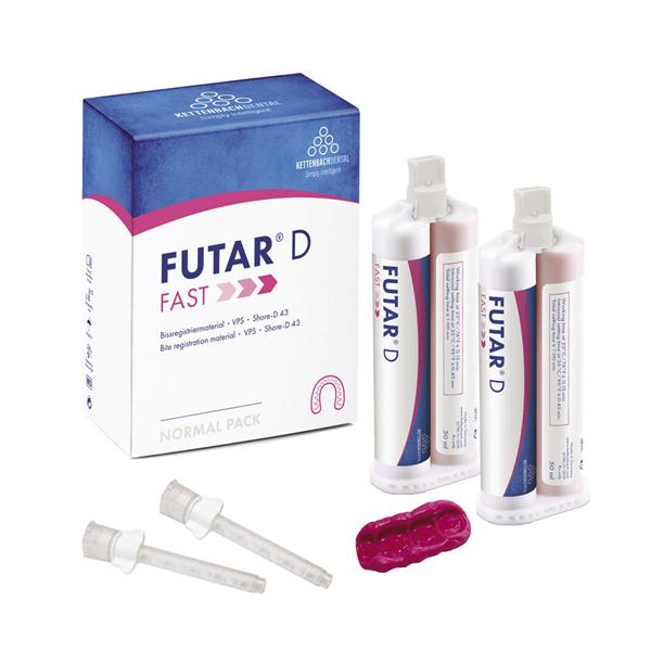 FUTAR® D FAST INDURIMENTO RAPIDO (PER MISCELAZIONE MANUALE) - Confezione: 2 x 50 ml cad. + 6 puntali bianchi