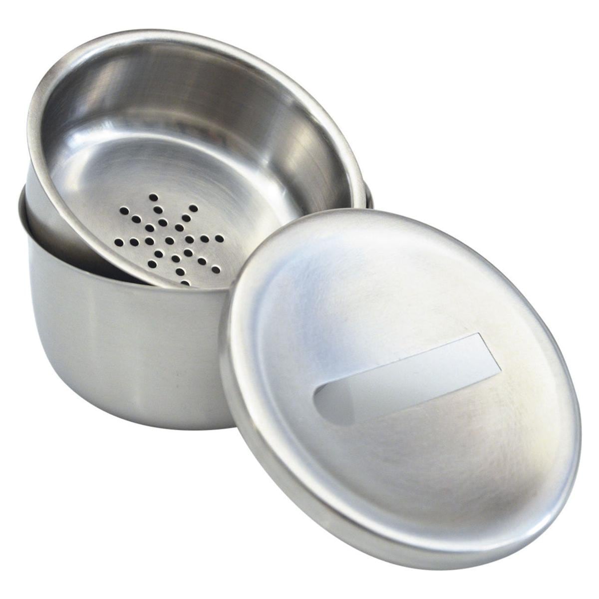 CONTENITORE DISINFETTA FRESE IN ACCIAIO - 1 pz.