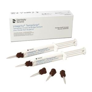 INTEGRITY TEMPGRIP - Confezione: 2 siringhe automix da 9 g cad.+ 20 puntali miscelatori marroni