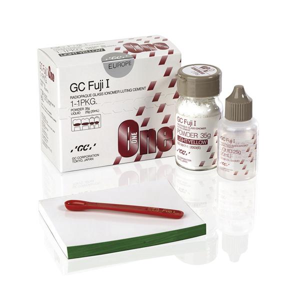FUJI I POLVERE KIT - Kit: polvere giallo chiaro da 35 g e liquido 20 ml