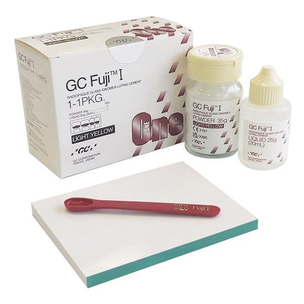 FUJI I POLVERE KIT - Kit: polvere giallo chiaro da 35 g e liquido 20 ml