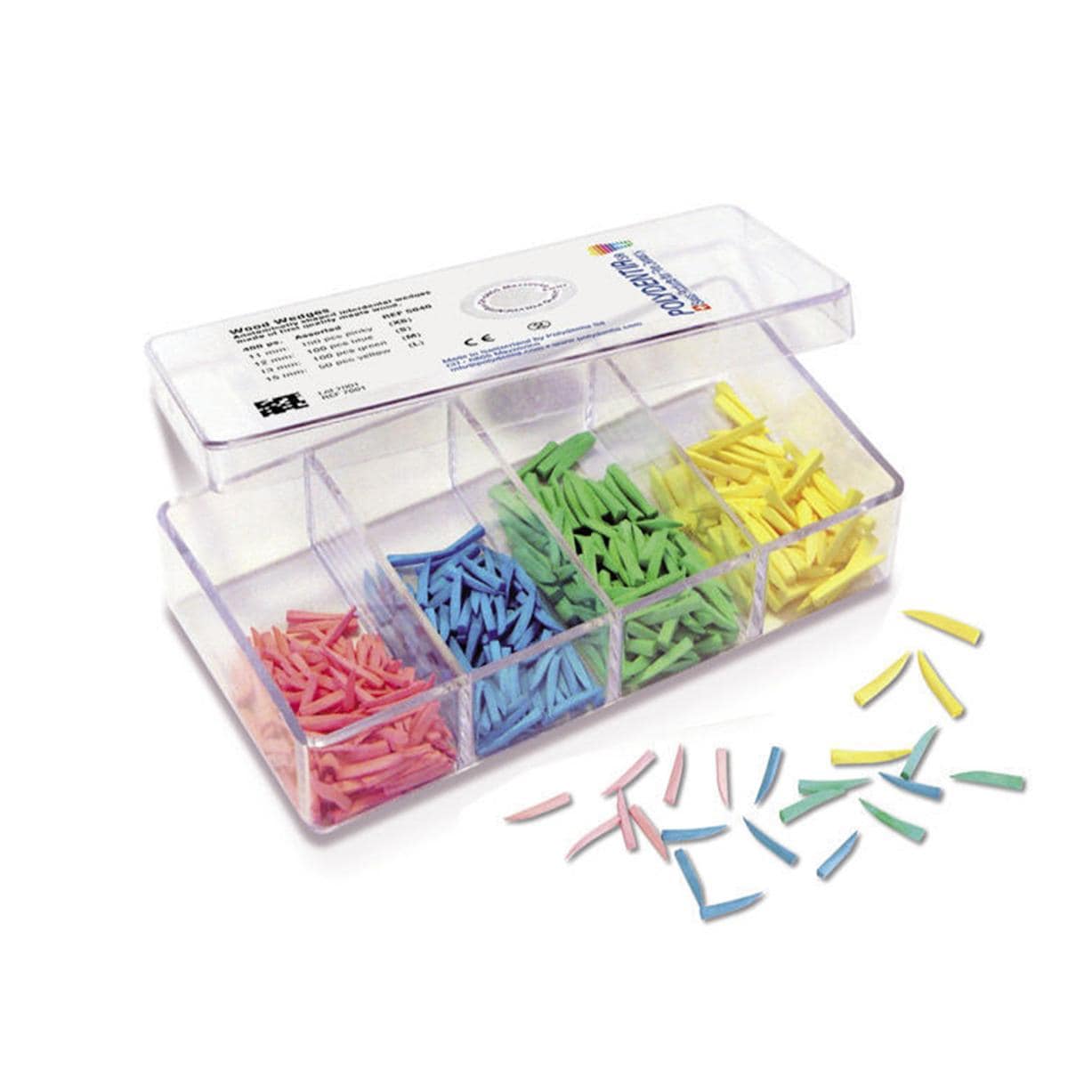 CUNEI WOOD WEDGES KIT - Assortimento da 600 pz. (XS, S, M, L)