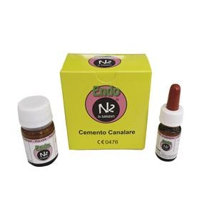 N2 ENDODONTIC CEMENT - Confezione: polvere da 10 g e liquido da 4 ml