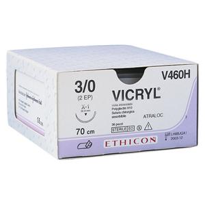 SUTURE VICRYL - AGO SURF VISI-BLACK (nero) CORPO CILINDRICO - FILO CM 70 - VIOLA - AD ESAURIMENTO - V 3100 H -SH-1 1/2 cerchio a