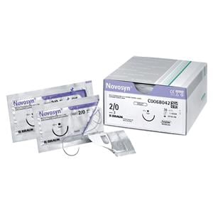 SUTURE NOVOSYN 3/8 cerchio - AGO DORSO TAGLIENTE PUNTA PRESIONE - C0068207 - 5/0 (1) DS 12 mm - 36 PZ