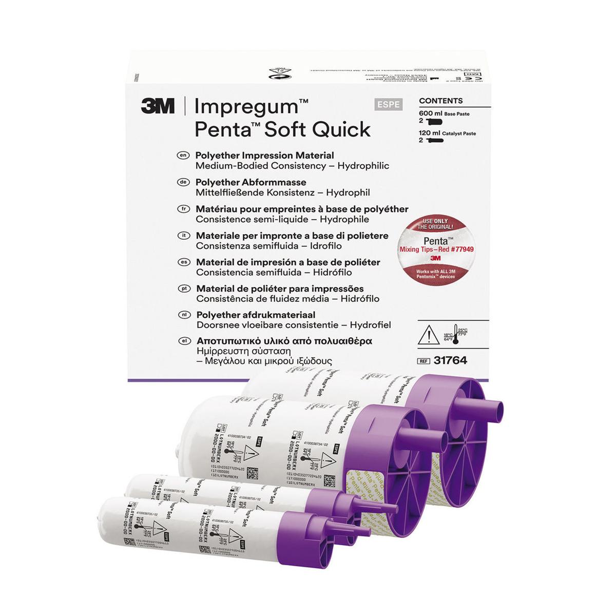 IMPREGUM PENTA SOFT QUICK CONFEZIONE DOPPIA (media viscosità - colore viola) - Confezione: 2 x 360 ml cad.