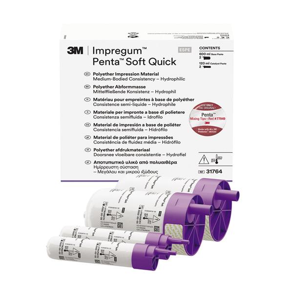 IMPREGUM PENTA SOFT QUICK CONFEZIONE DOPPIA (media viscosità - colore viola) - Confezione: 2 x 360 ml cad.