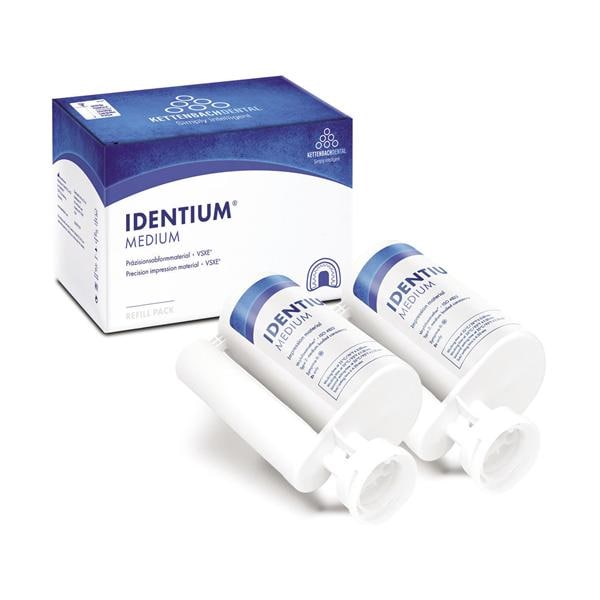 IDENTIUM MEDIUM REGULAR SET PER MISCELAZIONE DINAMICA (media viscosità - blu) - Confezione: 2 x 380 ml cad.