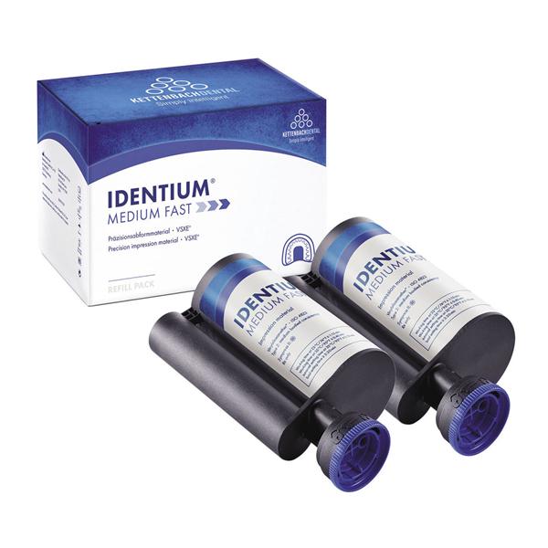 IDENTIUM MEDIUM FAST SET PER MISCELAZIONE DINAMICA (media viscosità - blu) - Confezione: 2 x 380 ml cad.