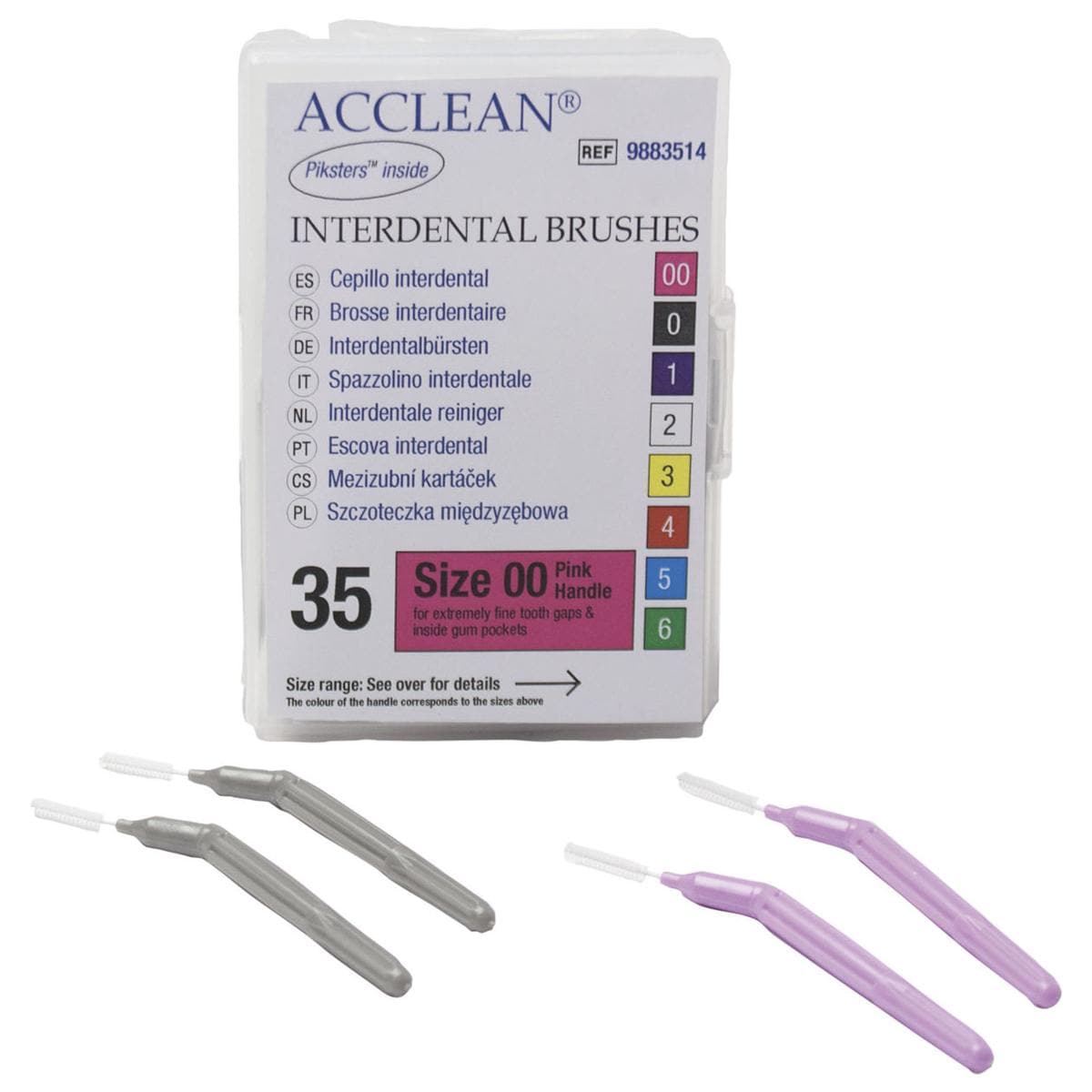 ACCLEAN INTERDENTAL BRUSH - misura 00/ rosa Ø mm 0.6