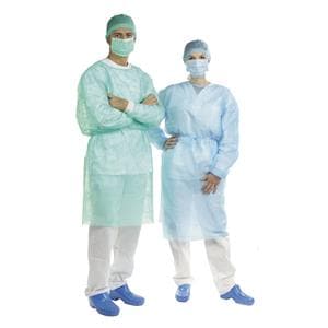 CAMICE TNT STANDARD 30 g/m2 - Non sterile - Verde - 10 pz