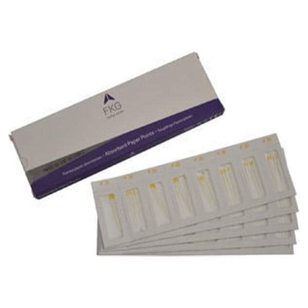 PUNTE DI CARTA CON TERMINALE COLORATO .02 - ISO 20 - giallo