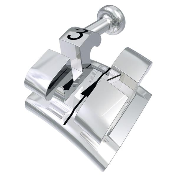 M.B.T. ATTACCHI IN METALLO EQUILIBRIUM 2 - Slot .018" con ganci su 3