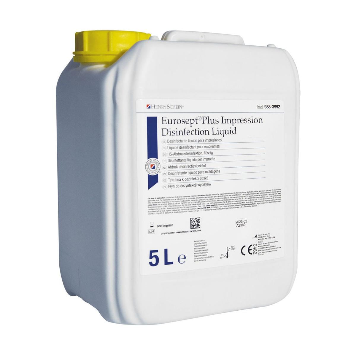 EUROSEPT PLUS IMPRESSION DISINFECTION LIQUID - Tanica da 5 litri