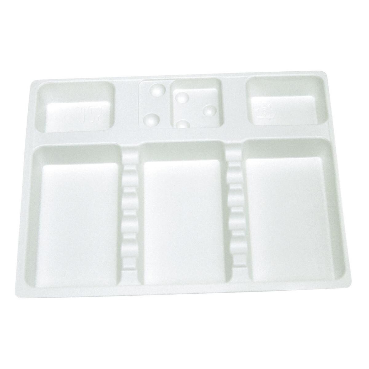 DISPOSABLE MINI TRAYS - Misura cm 18,3x14x h 1,7 - Bianco - 400 pz