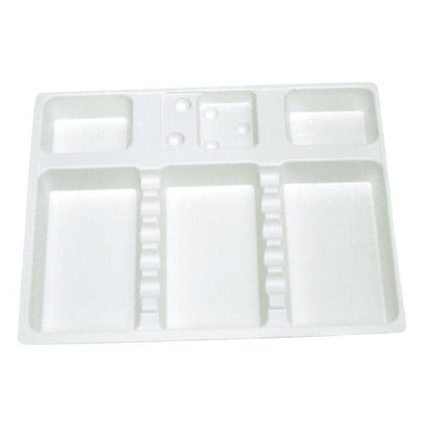 DISPOSABLE MINI TRAYS - Misura cm 18,3x14x h 1,7 - Bianco - 400 pz