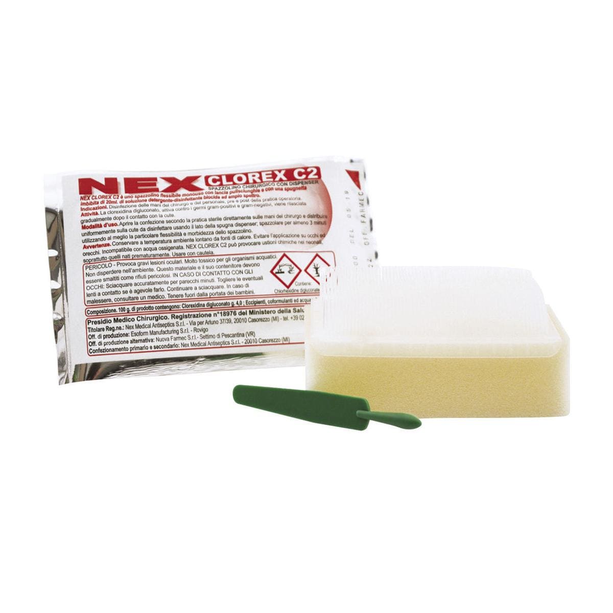 SPAZZOLA/SPUGNA CHIRURGICA NEX CLOREX C2 - Nex Clorex C2 - Blister da 1 pz.