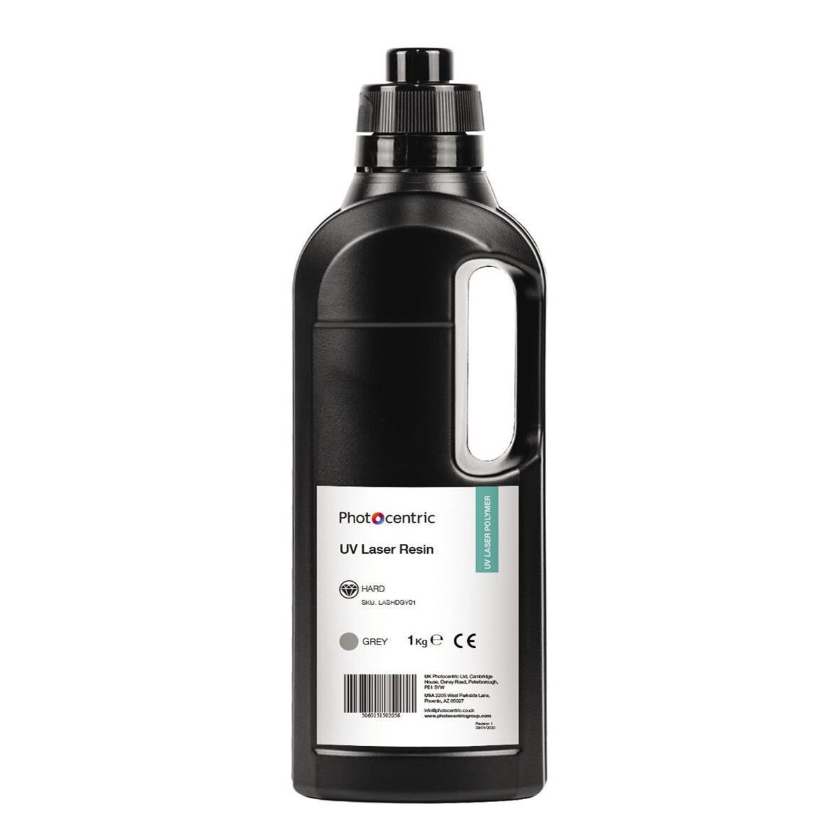 UV LASER RESINA HARD - Colore Bianco - Flacone da 1 Kg