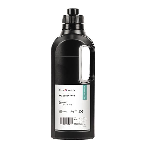 UV LASER RESINA HARD - Colore Bianco - Flacone da 1 Kg