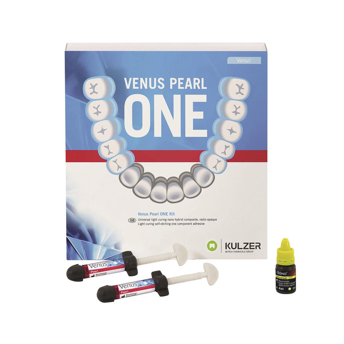 VENUS PEARL ONE SHADE KIT - Kit siringa: 2 x 3 g cad., 1 flacone da 4 ml iBond Universal