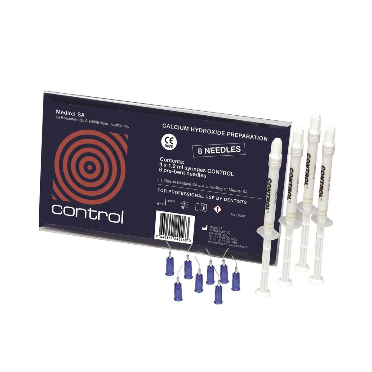 CONTROL - Confezione: 4 siringhe da 1,2 ml cad. + 8 punte applicatrici