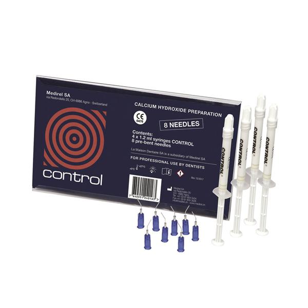 CONTROL - Confezione: 4 siringhe da 1,2 ml cad. + 8 punte applicatrici