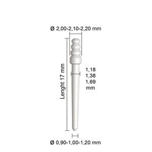 K-POST CONICAL RETENTION - Ø mm 0,90 fibra di vetro