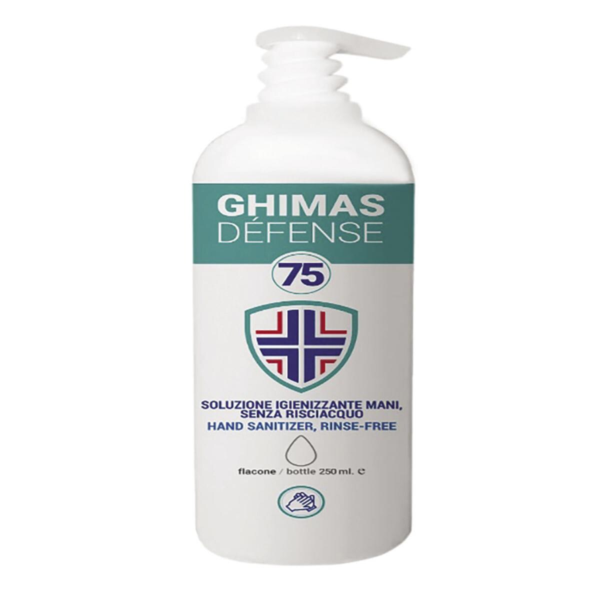 GHIMAS DEFENSE 75 (AD ESAURIMENTO) - Flacone da 250 ml con erogatore