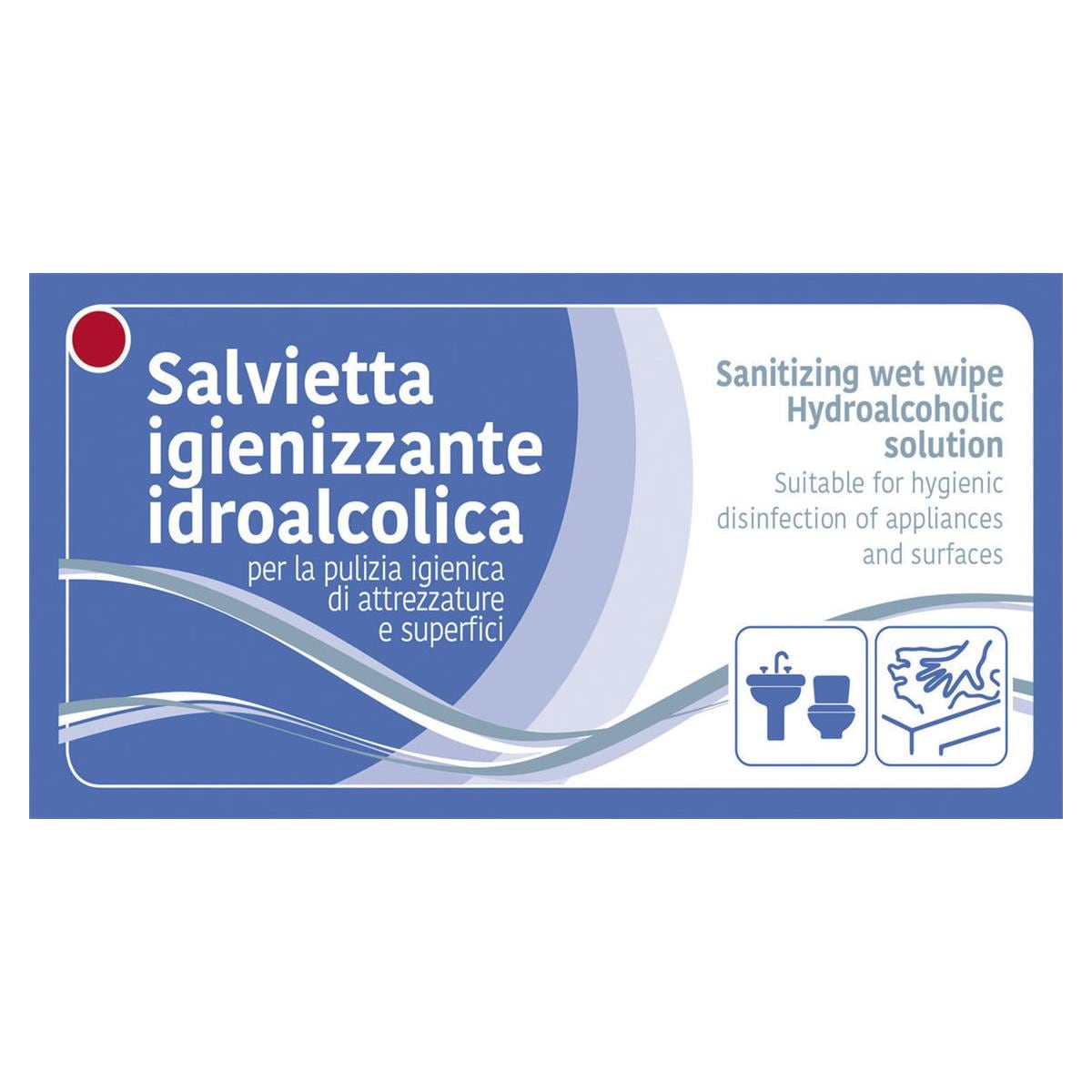 SALVIETTE IGIENIZZANTI PER SUPERFICI (AD ESAURIMENTO) - Confezione da 300 salviette