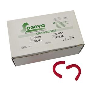 CERA OCCLUSALE ARCHI - Colore rossa - consistenza dura - 100 pz