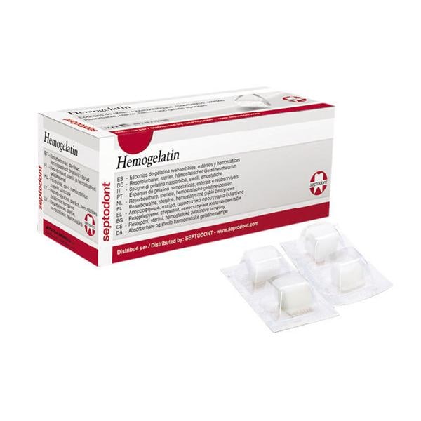 HEMOGELATIN - Blisters da 24 pz. singoli ( mm 10 x 10 x 10)