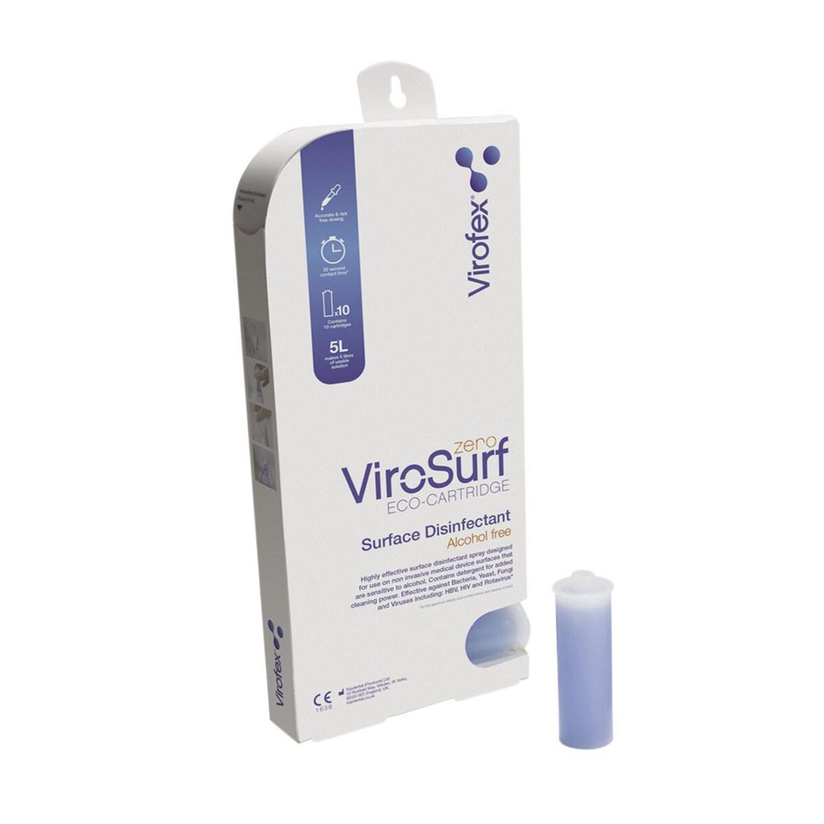 ViroSurf Zero Eco-Cartridge CARTUCCE (AD ESAURIMENTO) - Confezione: 10 cartucce da 8 ml cad. in dispenser