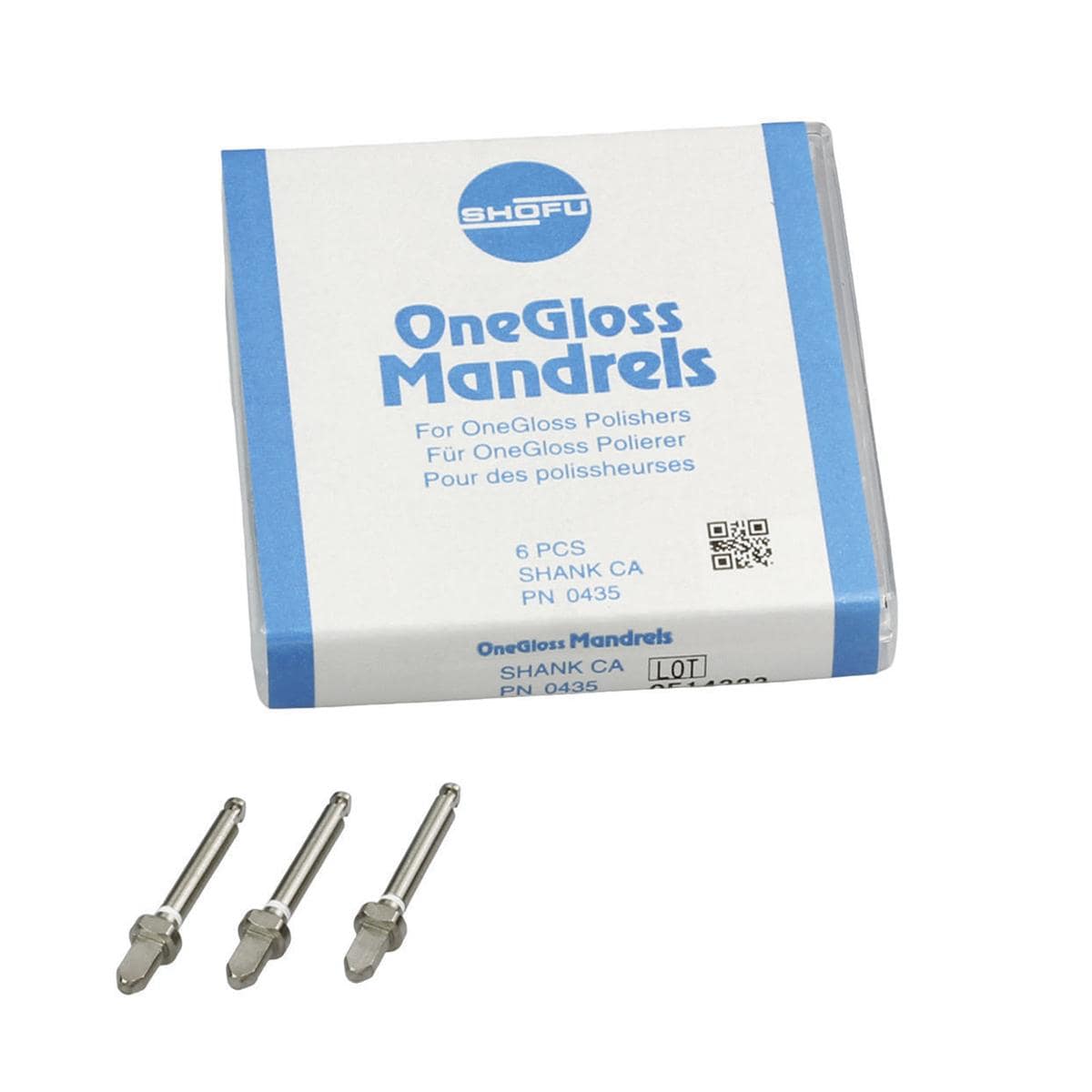 MANDRINO ONEGLOSS - 6 pz.