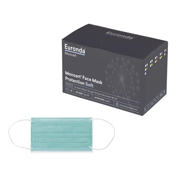 MASCHERINA PROTECTION SOFT (AD ESAURIMENTO) - Colore Acqua marina - Confezione da 50 pz