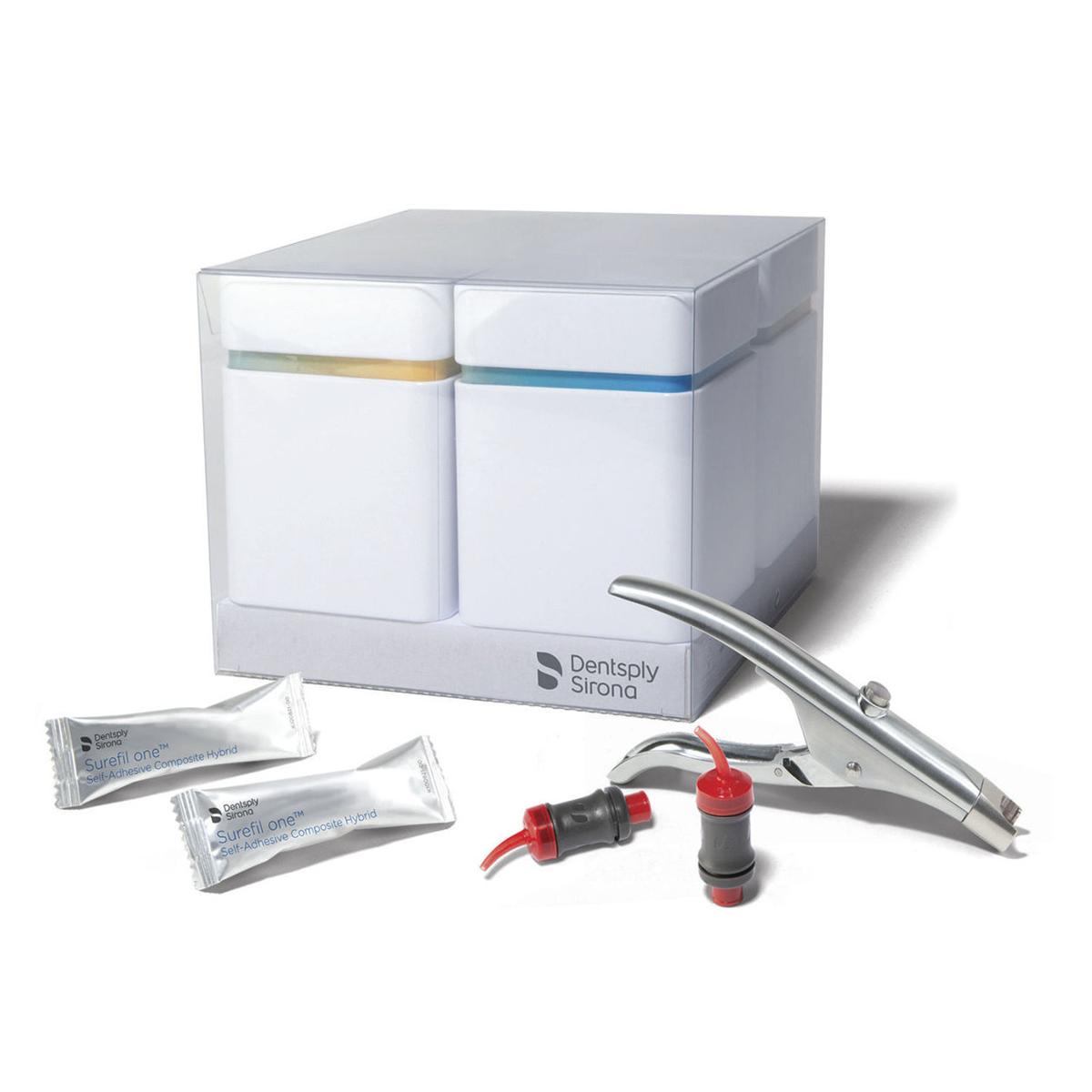SUREFIL ONE INTRO KIT - 50 capsule 0,3 g cad.: 20xA2, 20xA3, 5xA1, 5xBleach e 1 pistola applicatrice