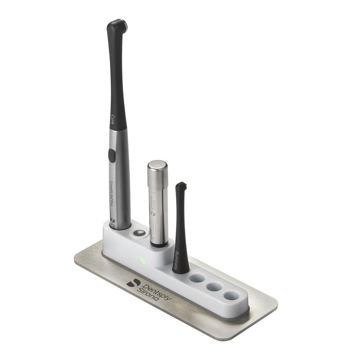 SMARTLITE PRO - Kit introduttivo: manipolo, 2 puntali (fotopolimerizzante e transilluminante), 2 batterie e base di ricarica con